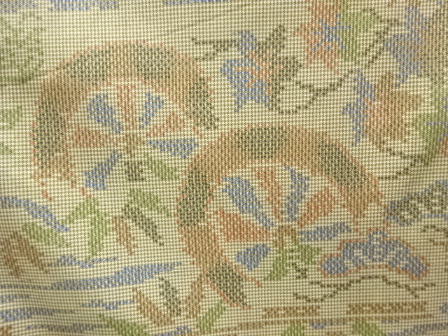 Japanese Kimono / Tsumugi Silk